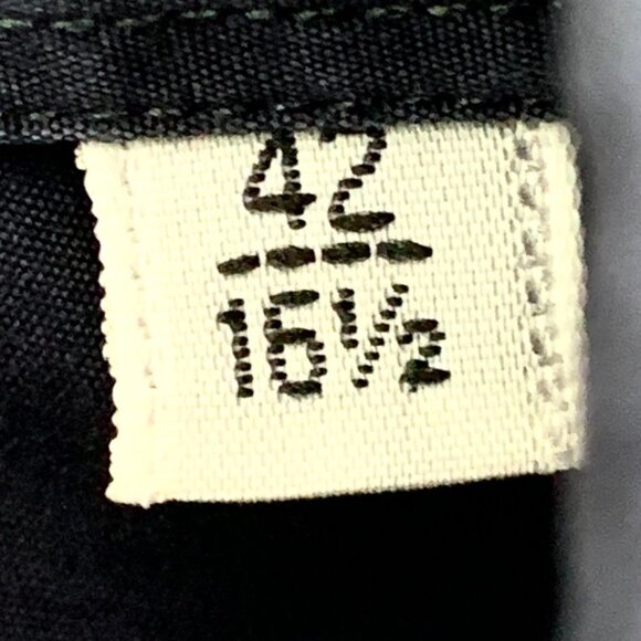 DM0107 Hermes Mens Long-Sleeve Button-Up Shirt With Geometric Stripe Design - Picture 7 of 8